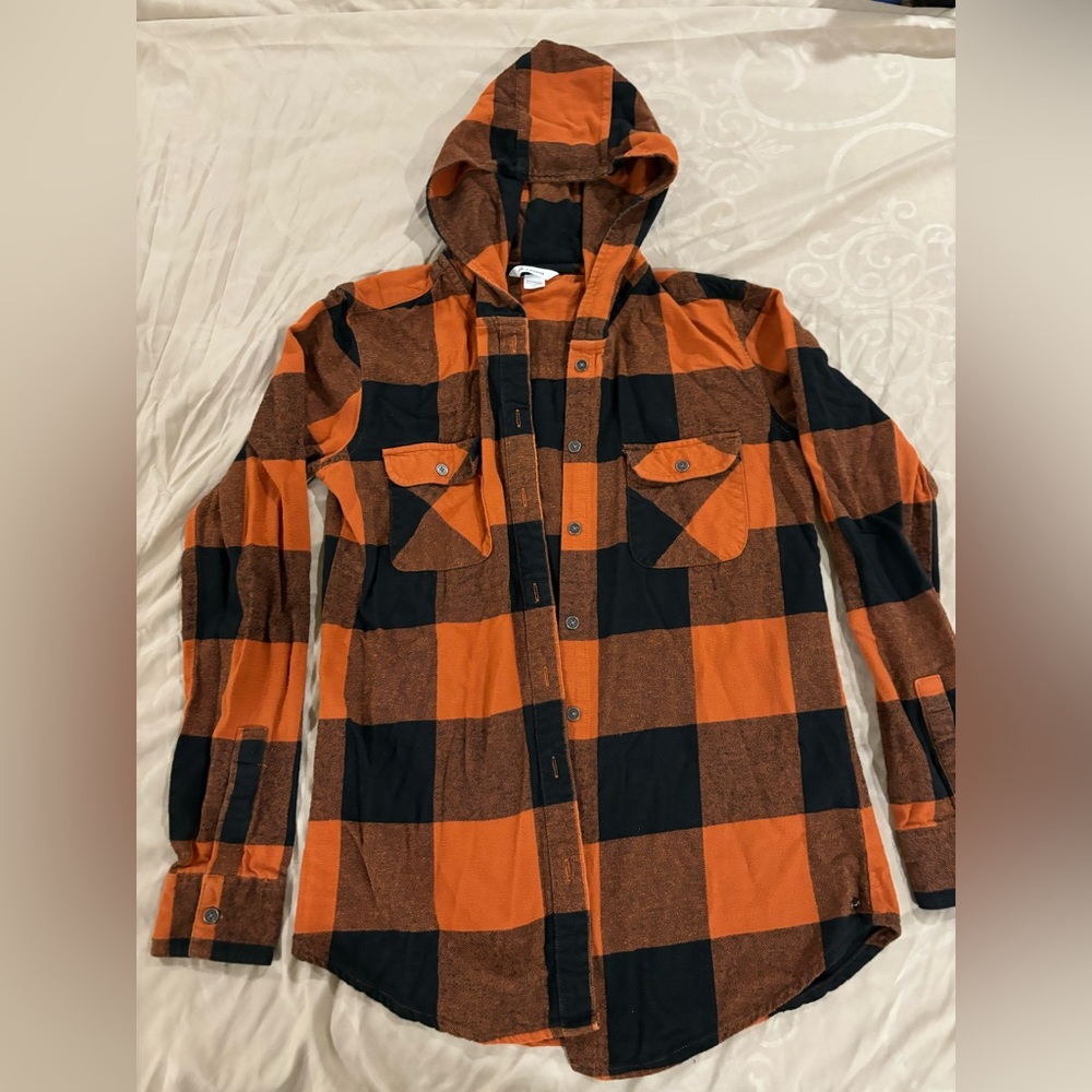 Zipzone hooded flannel
